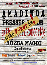 Az Amadinda, Presser G�bor �s R�zsa Magdi szilveszteri koncertje